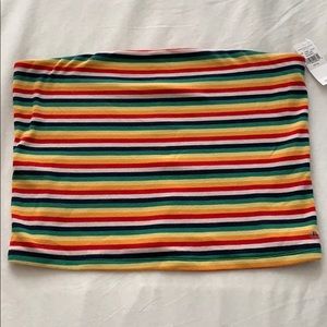 American eagle striped tube top